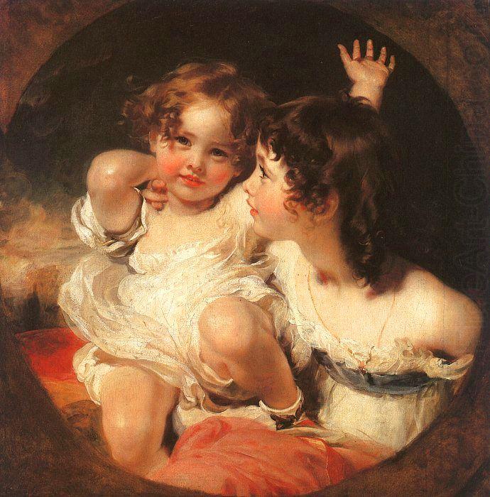  Sir Thomas Lawrence The Calmady Children china oil painting image